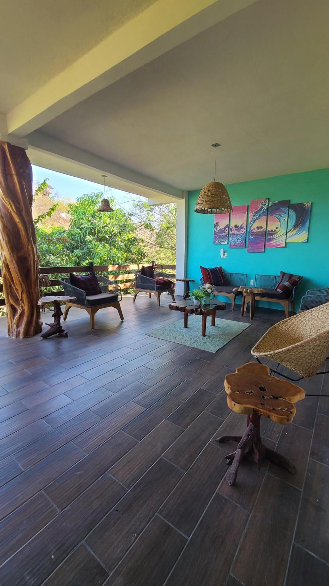 Mar De Fondo Bed and Breakfast Puerto Escondido  Buitenkant foto